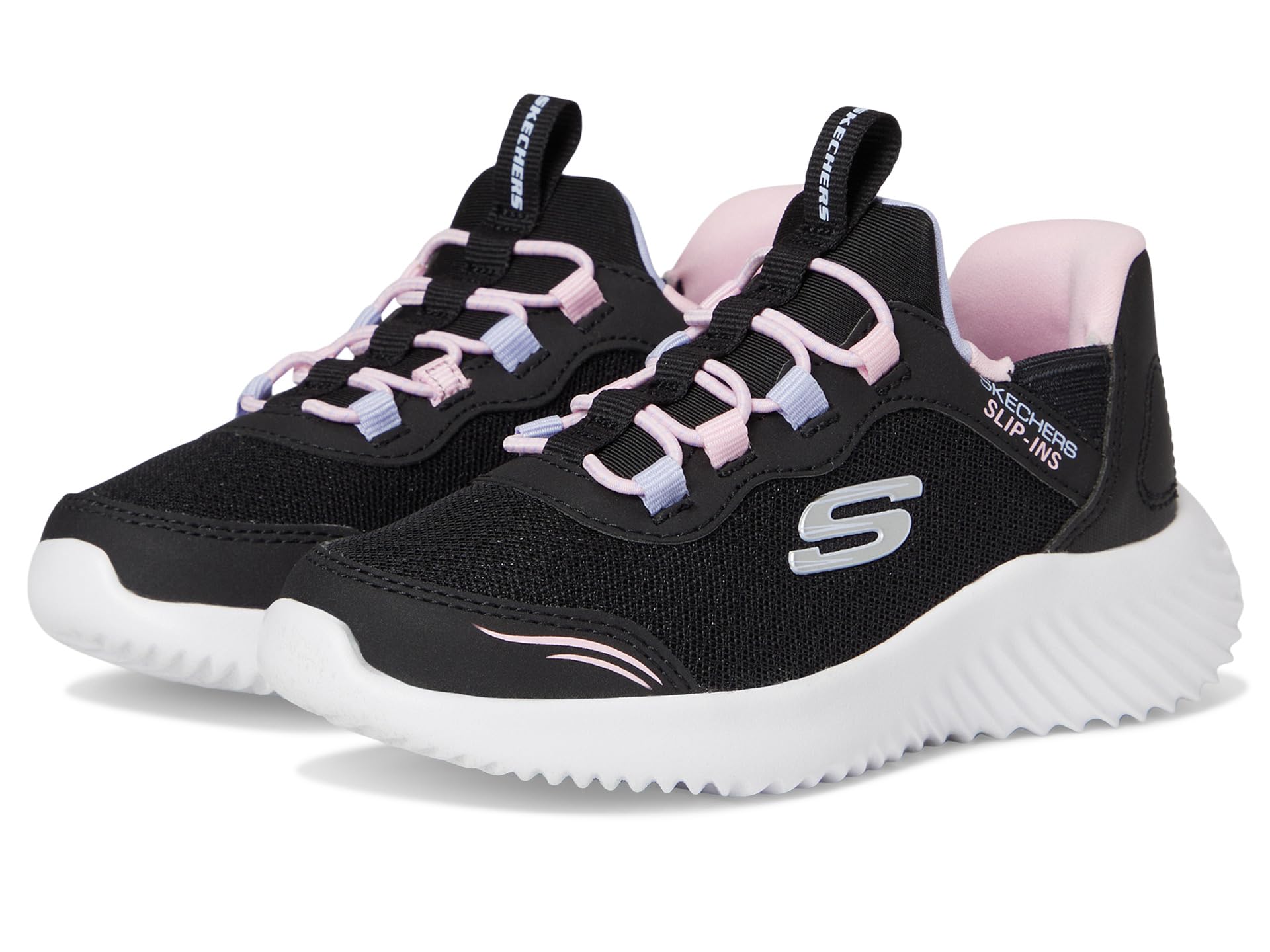 Кроссовки Skechers Hands Free Slip-Ins, Bounder - Simple Cute 303585L (маленький/большой ребенок)