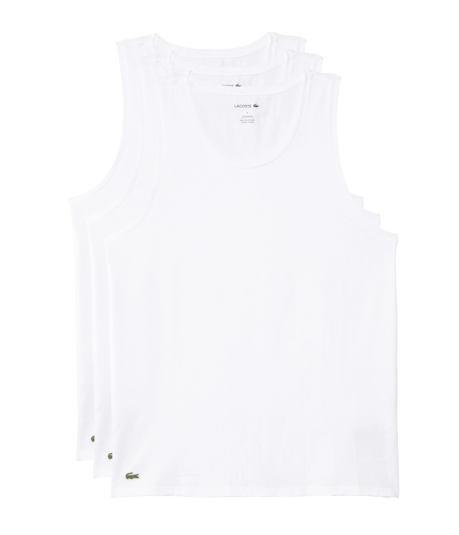 100% Cotton Slim Fit Tank Top 3-pack