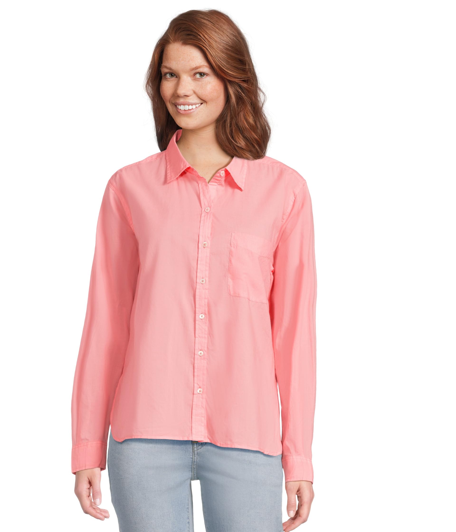 Рубашка Relaxed Long Sleeve Button Down