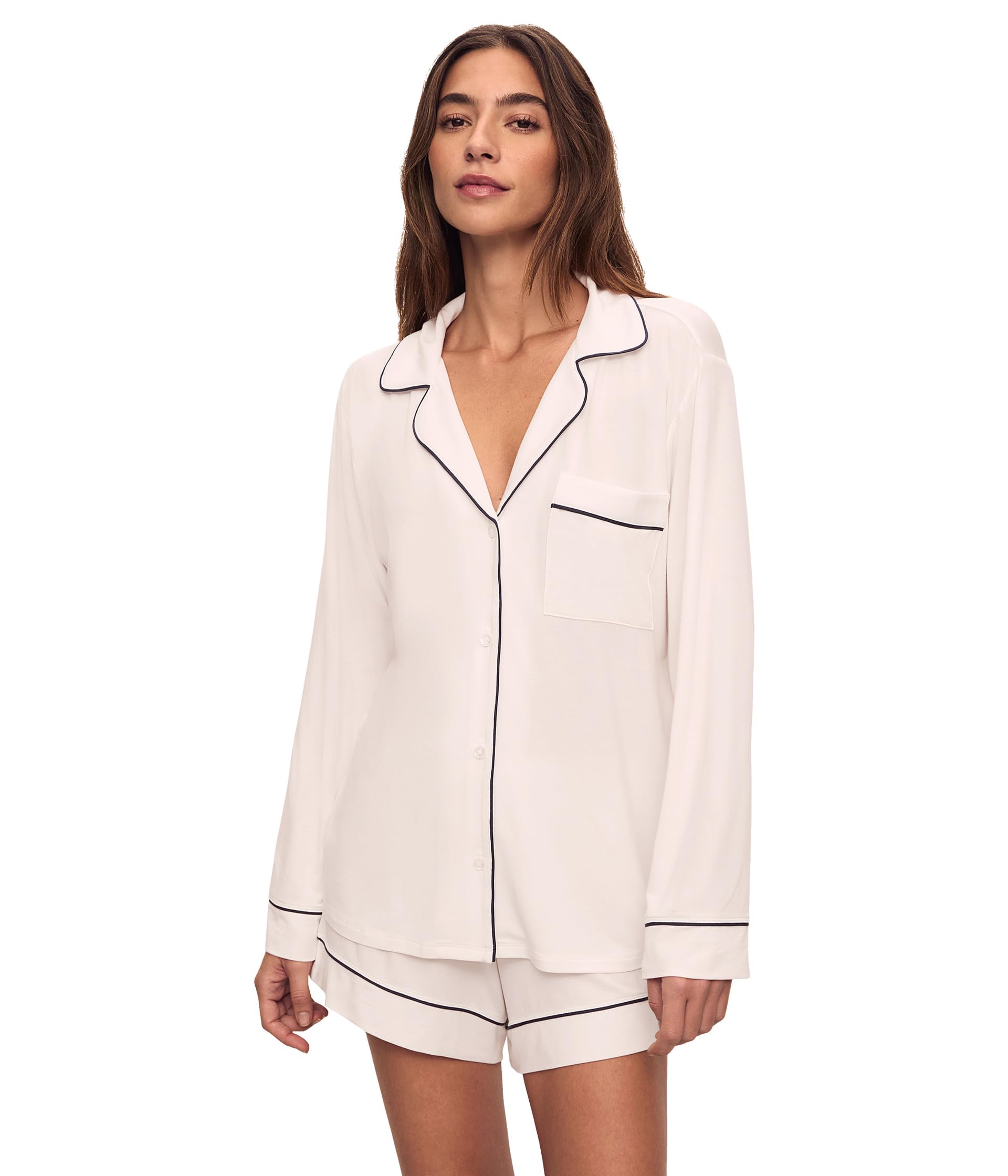 Gisele TENCEL™ Modal Long Sleeve & Shorts PJ Set