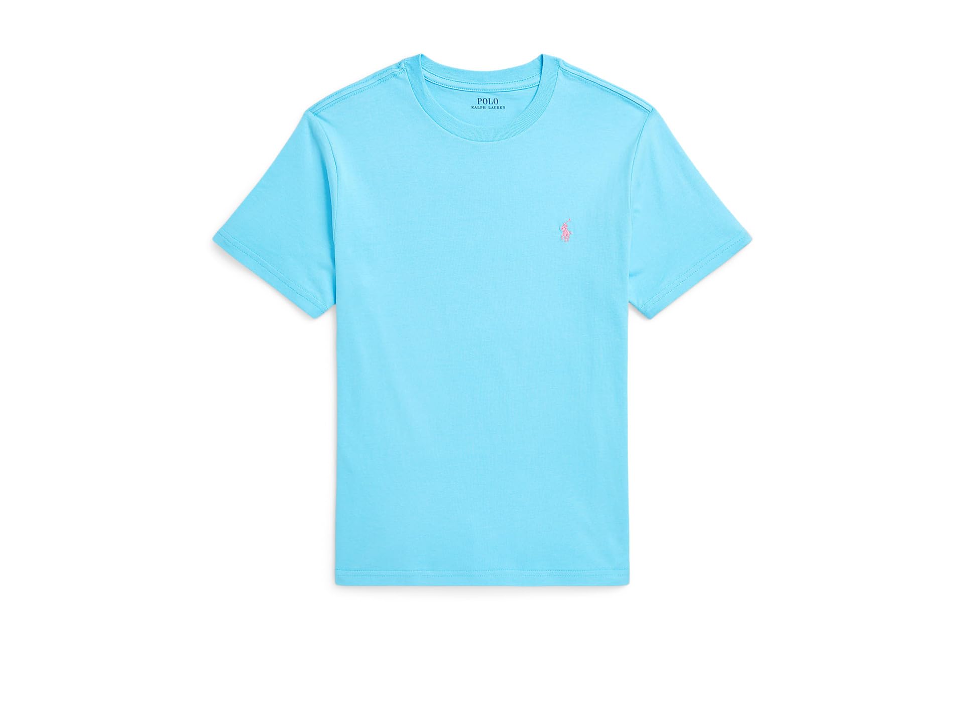 Cotton Jersey Crew Neck Tee (Big Kid)