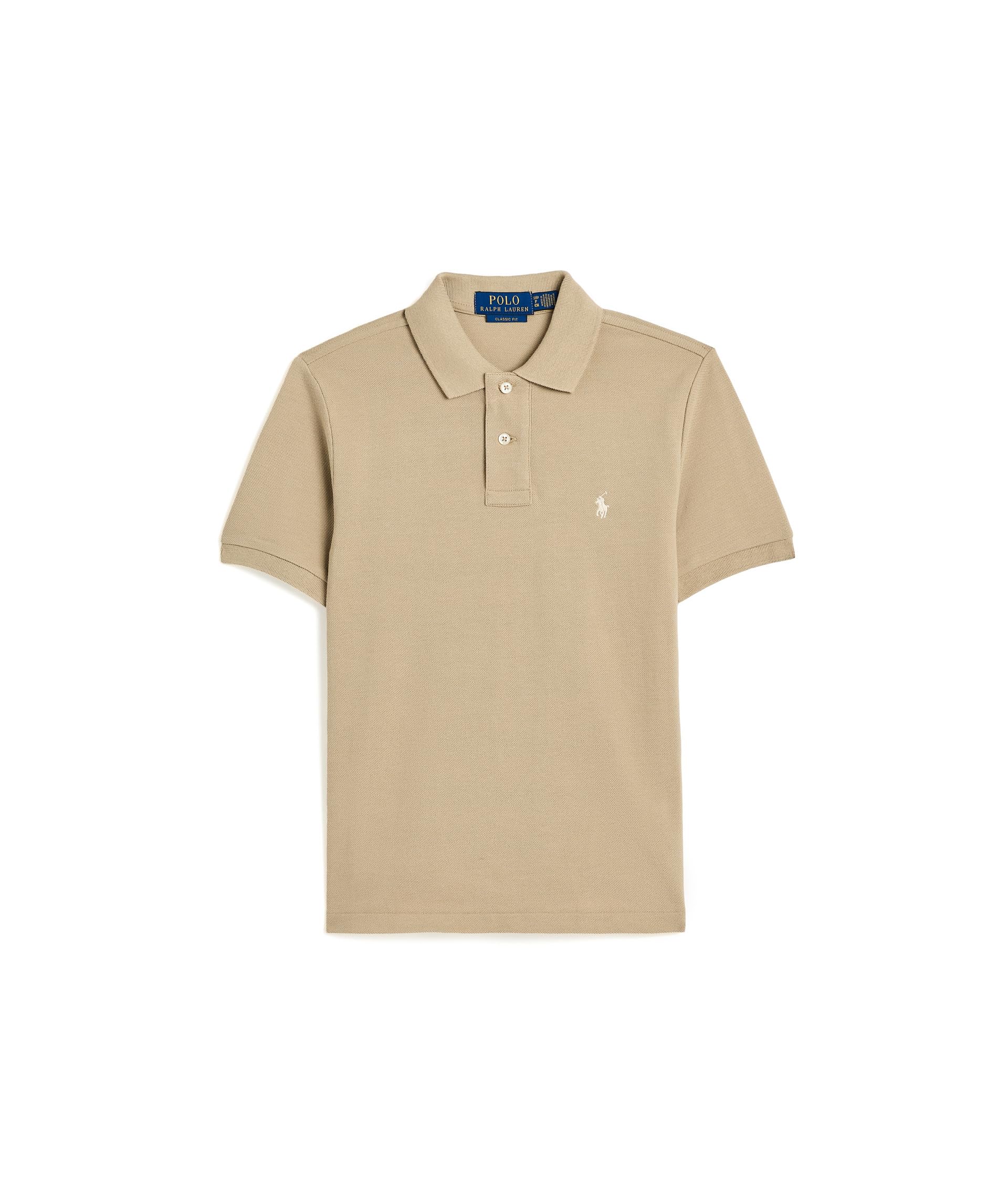 Classic Fit Cotton Mesh Polo Shirt (Big Kid)