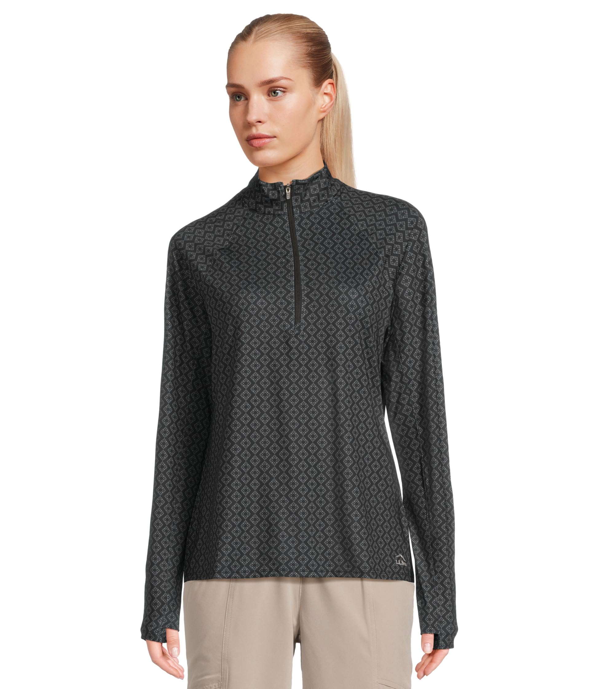 Access Trail Quarter Zip Pullover Print