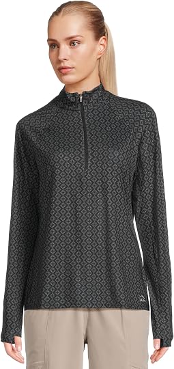 Access Trail Quarter Zip Pullover Print