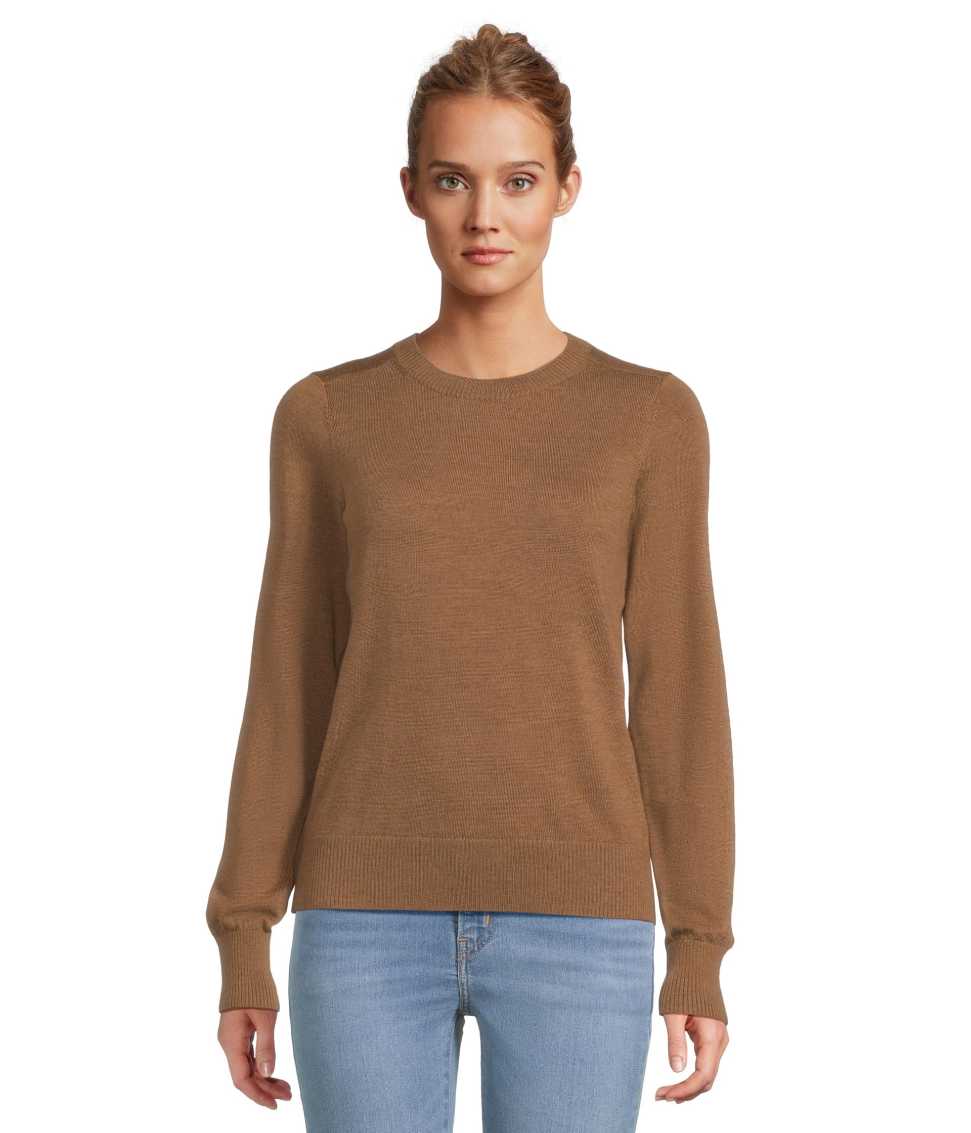 Свитер с круглым вырезом из мериносовой шерсти Essential Merino Wool Crewneck