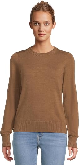 Свитер с круглым вырезом из мериносовой шерсти Essential Merino Wool Crewneck