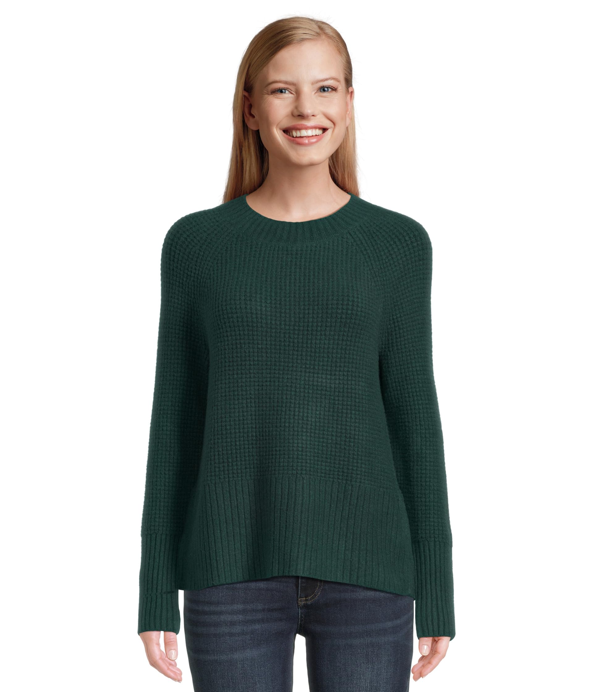 Supersoft Waffle Sweater Crewneck