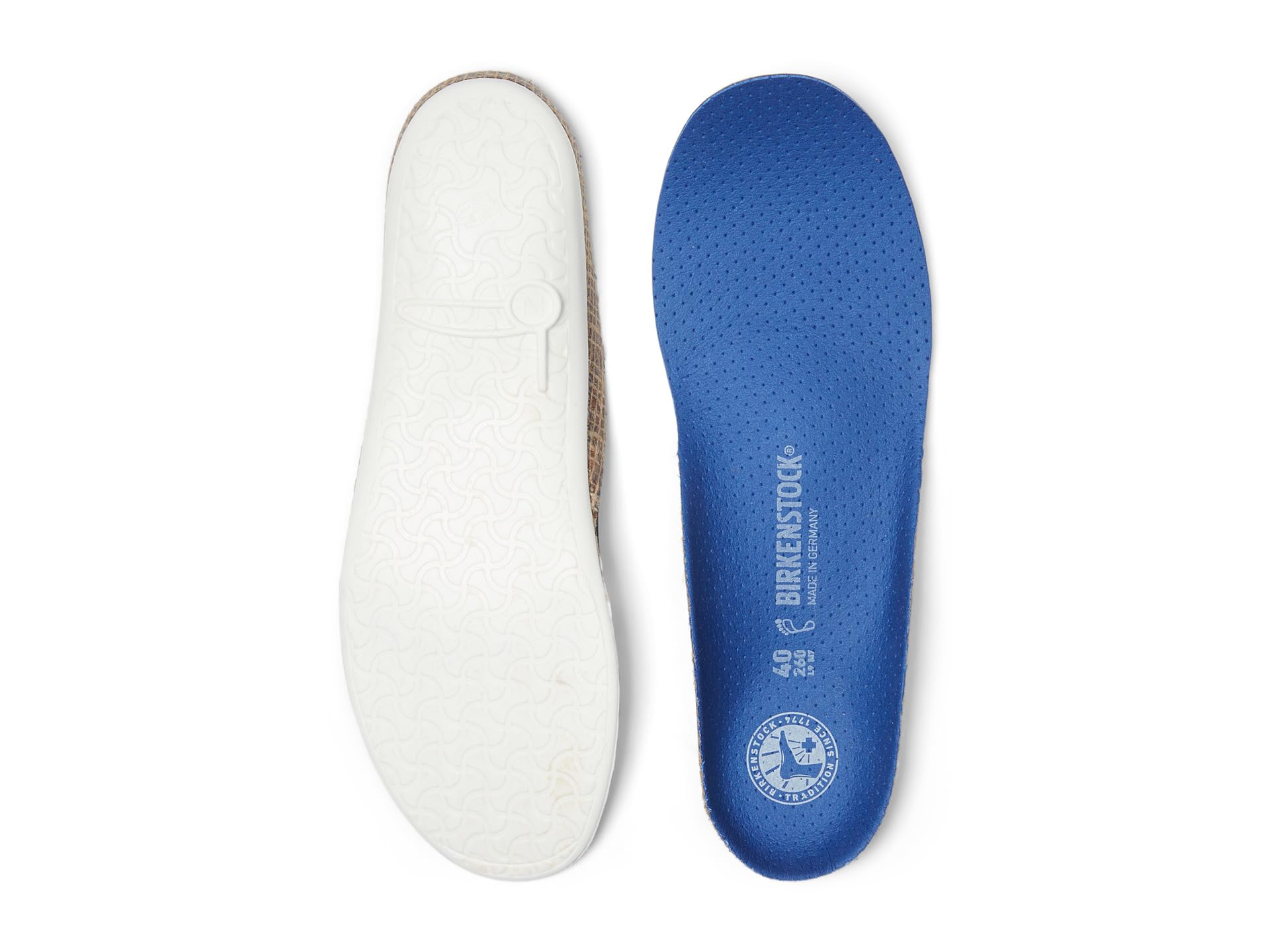 Blue Footbed Insole - Boxed (Unisex)
