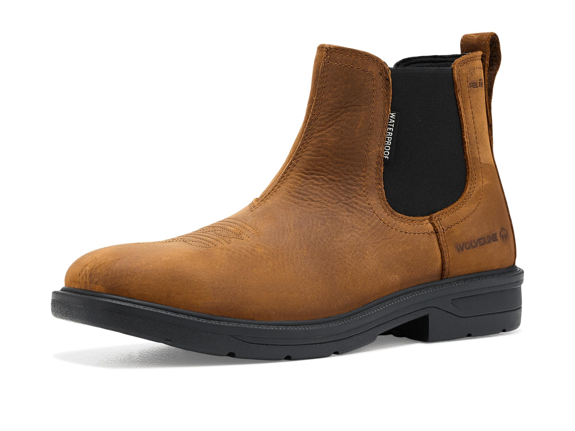 Rancher Level Chelsea Slip-on Steel-toe Work Boot