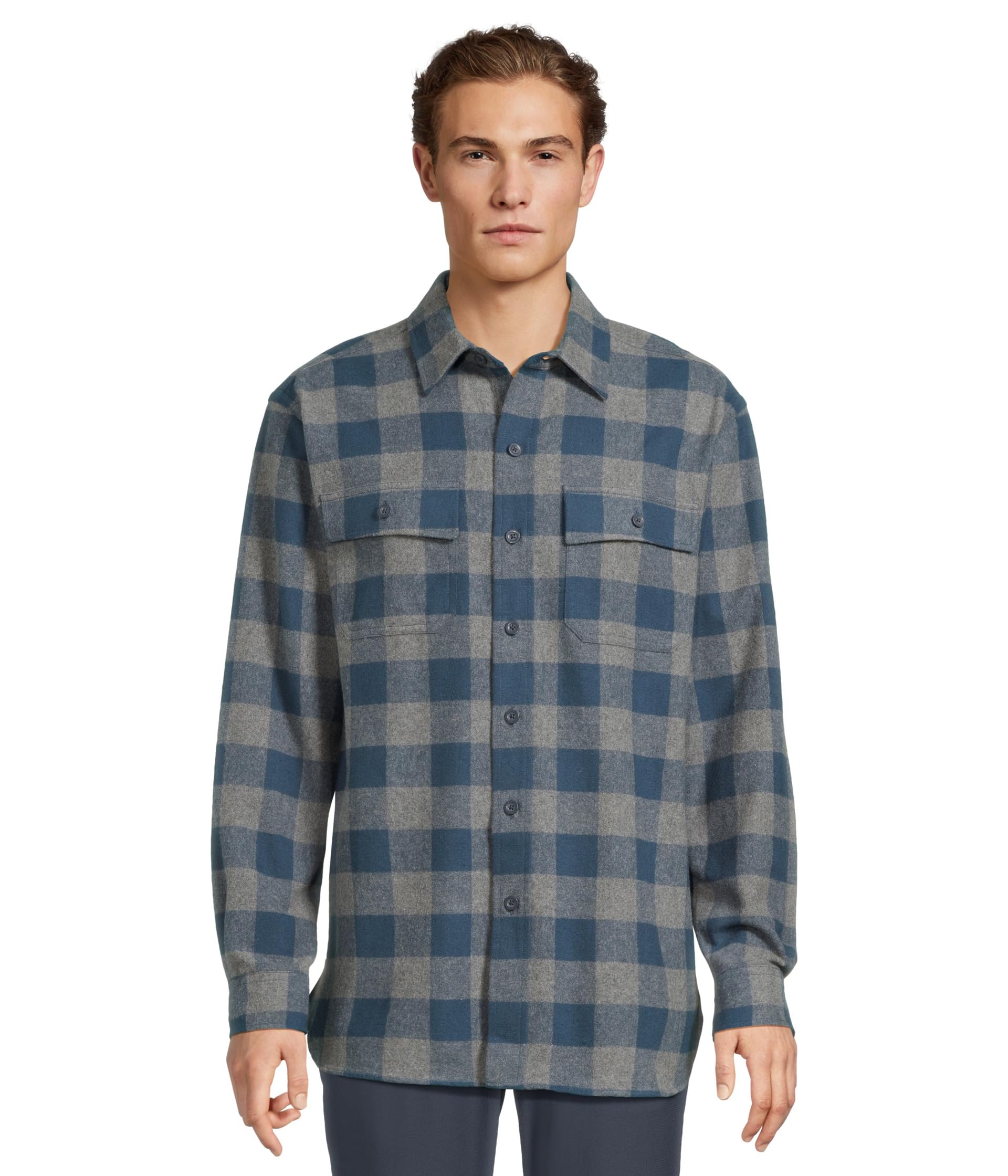 Chamois Shirt Traditional Fit Plaid