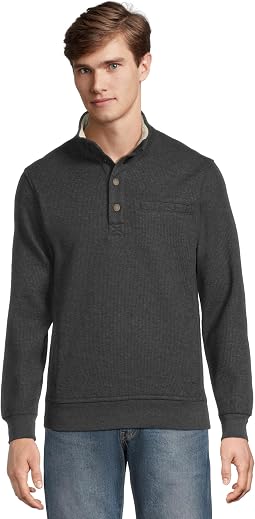 Худи Katahdin Iron Works Bonded Waffle Fleece Mock Neck