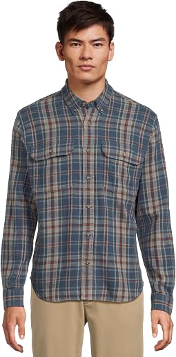 1913 Field Flannel Shirt Slightly Fitted Untucked Fit Plaid