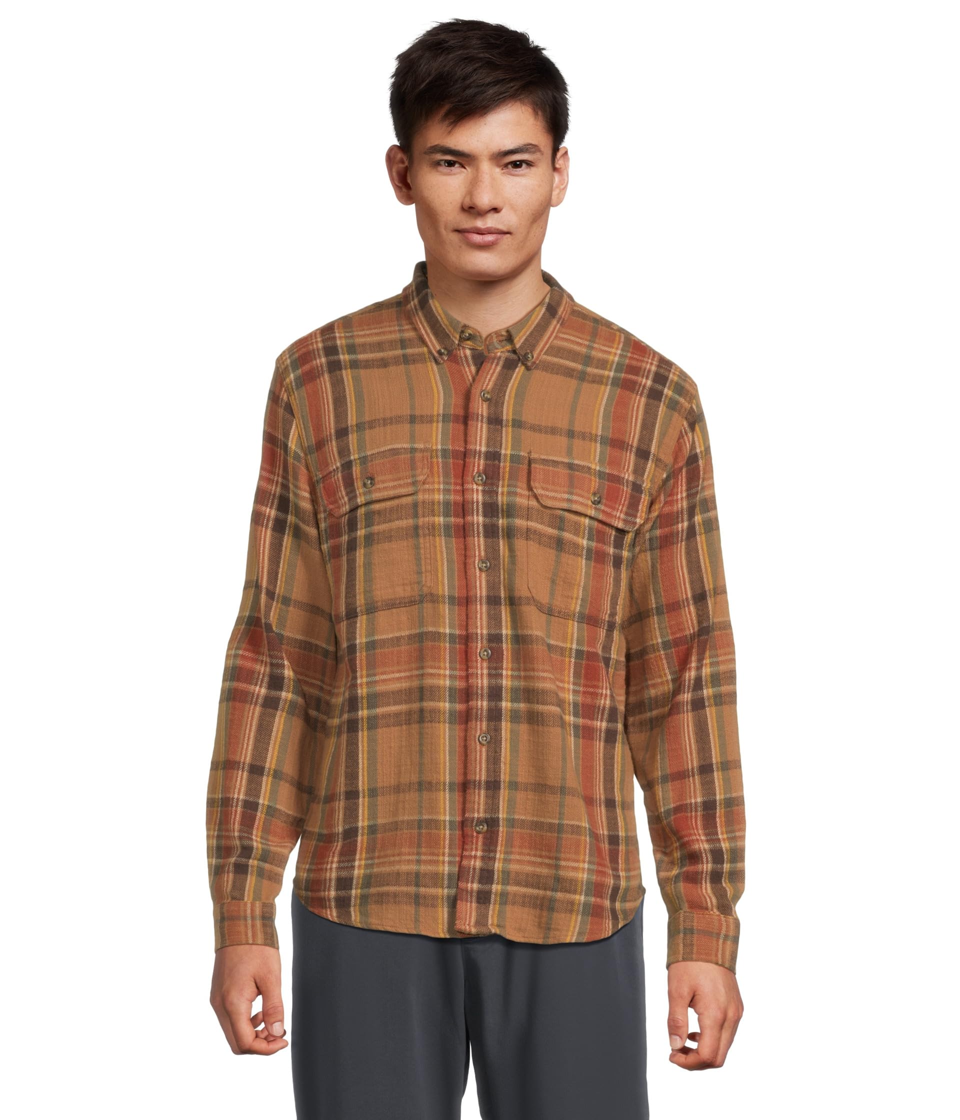 1913 Field Flannel Shirt Slightly Fitted Untucked Fit Plaid