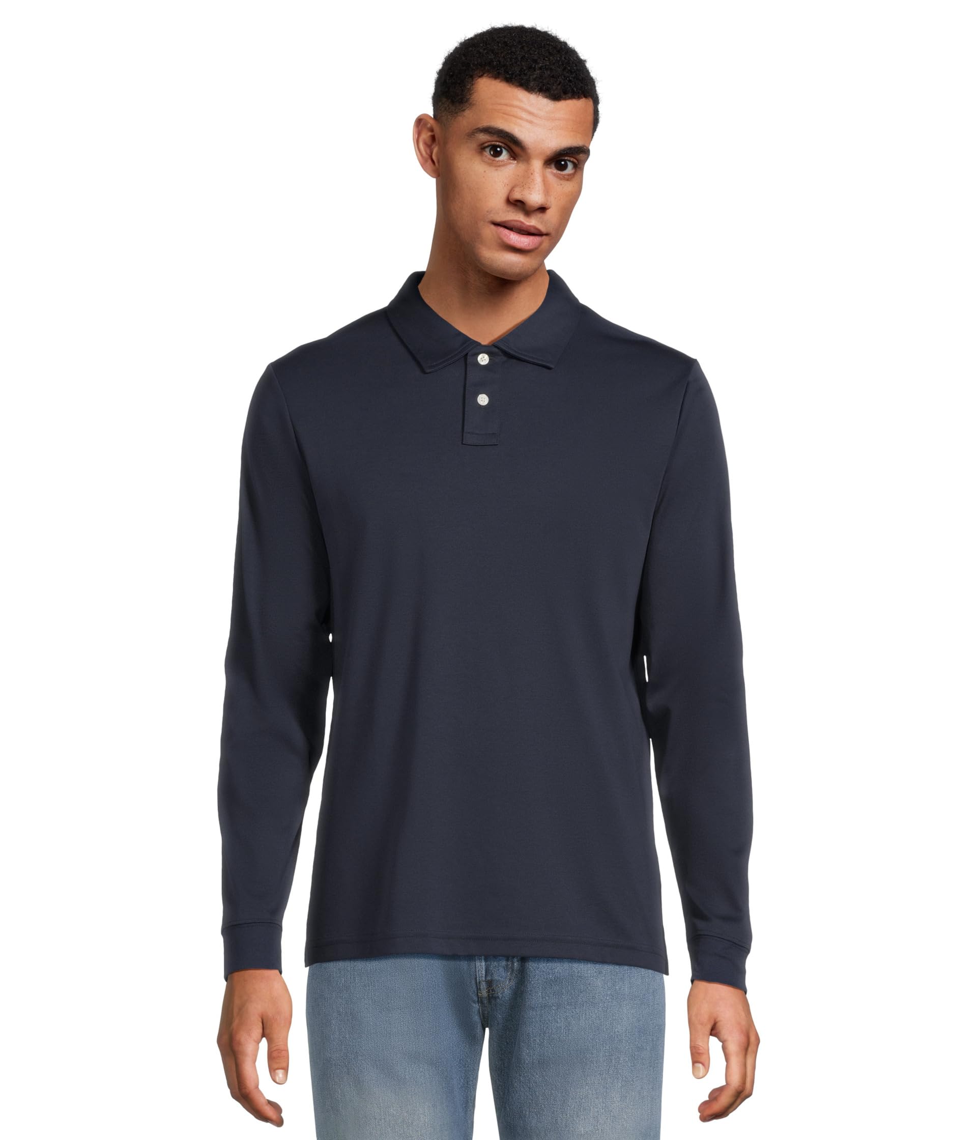 Comfort Stretch Performance Polo Long-sleeve Slightly Fitted