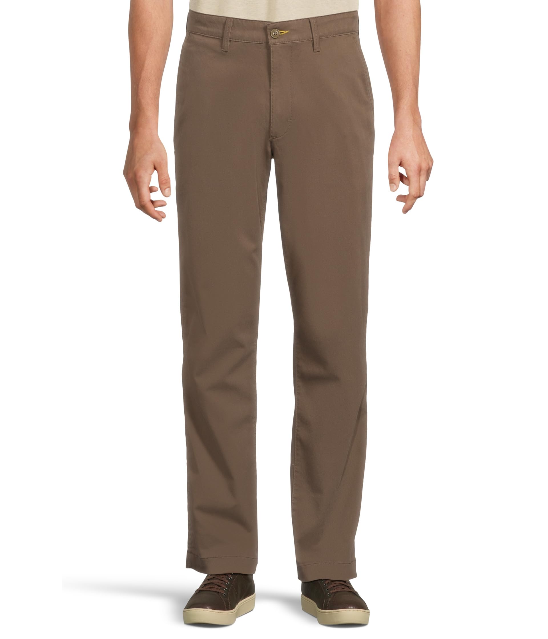 Comfort Stretch Chino Pants, Classic Fit, Straight Leg