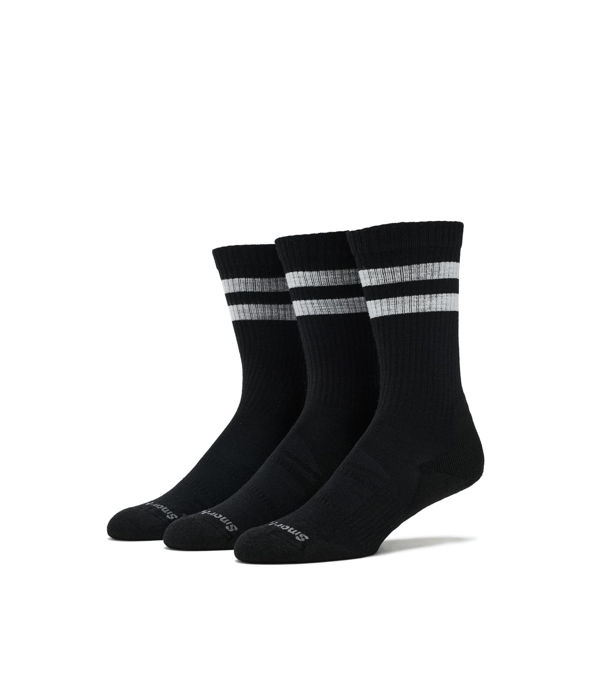 Everyday Athletic Stripe Crew Socks 3pk