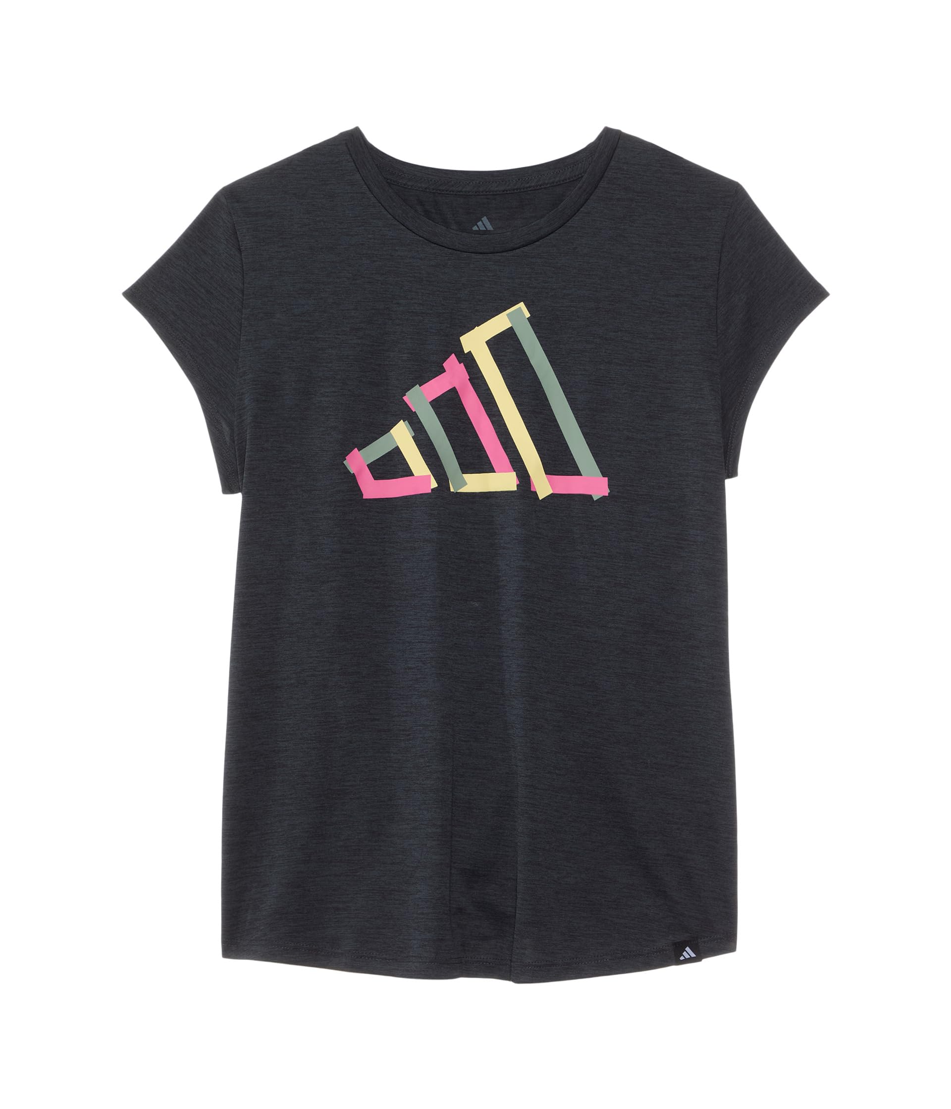 Cap Sleeve Melange Tee (Big Kid)