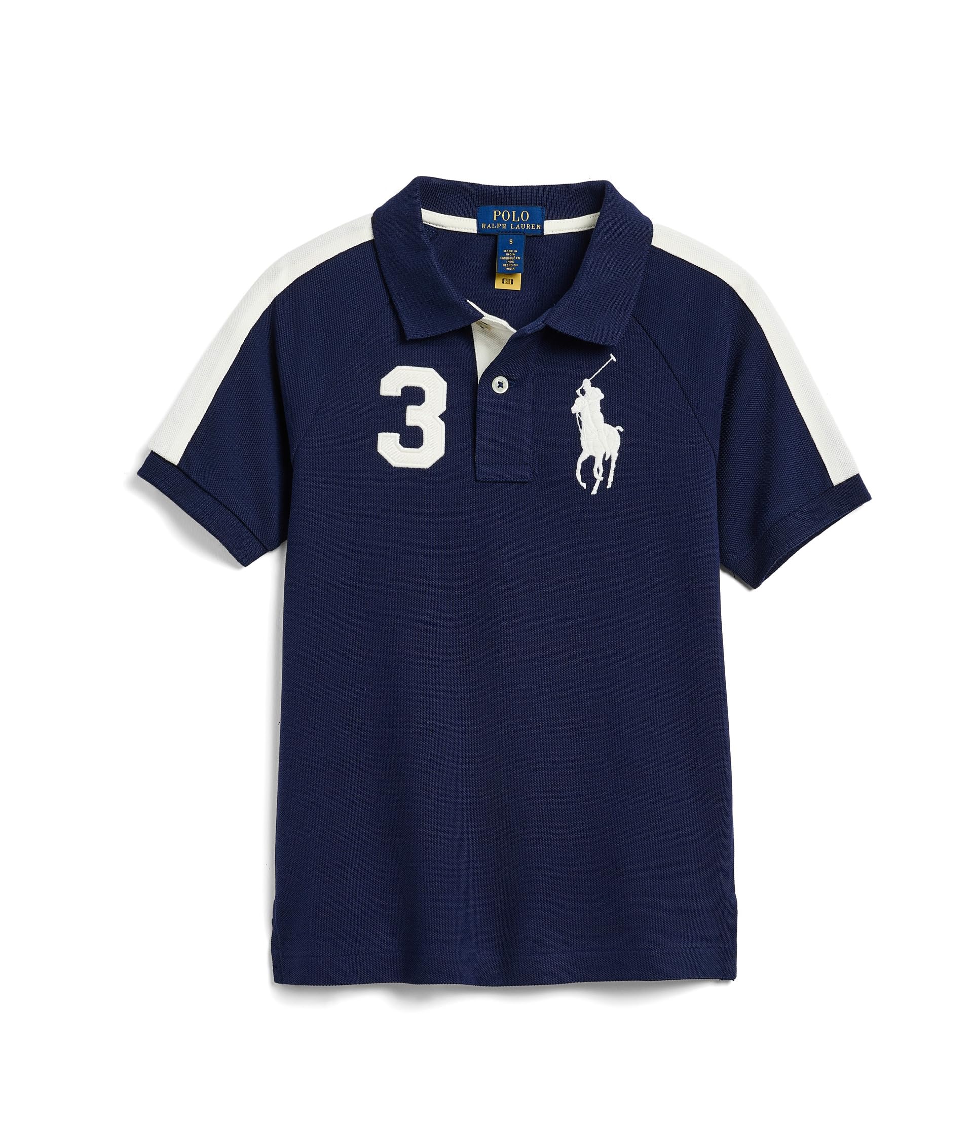 Big Pony Cotton Mesh Polo Shirt (Big Kid)