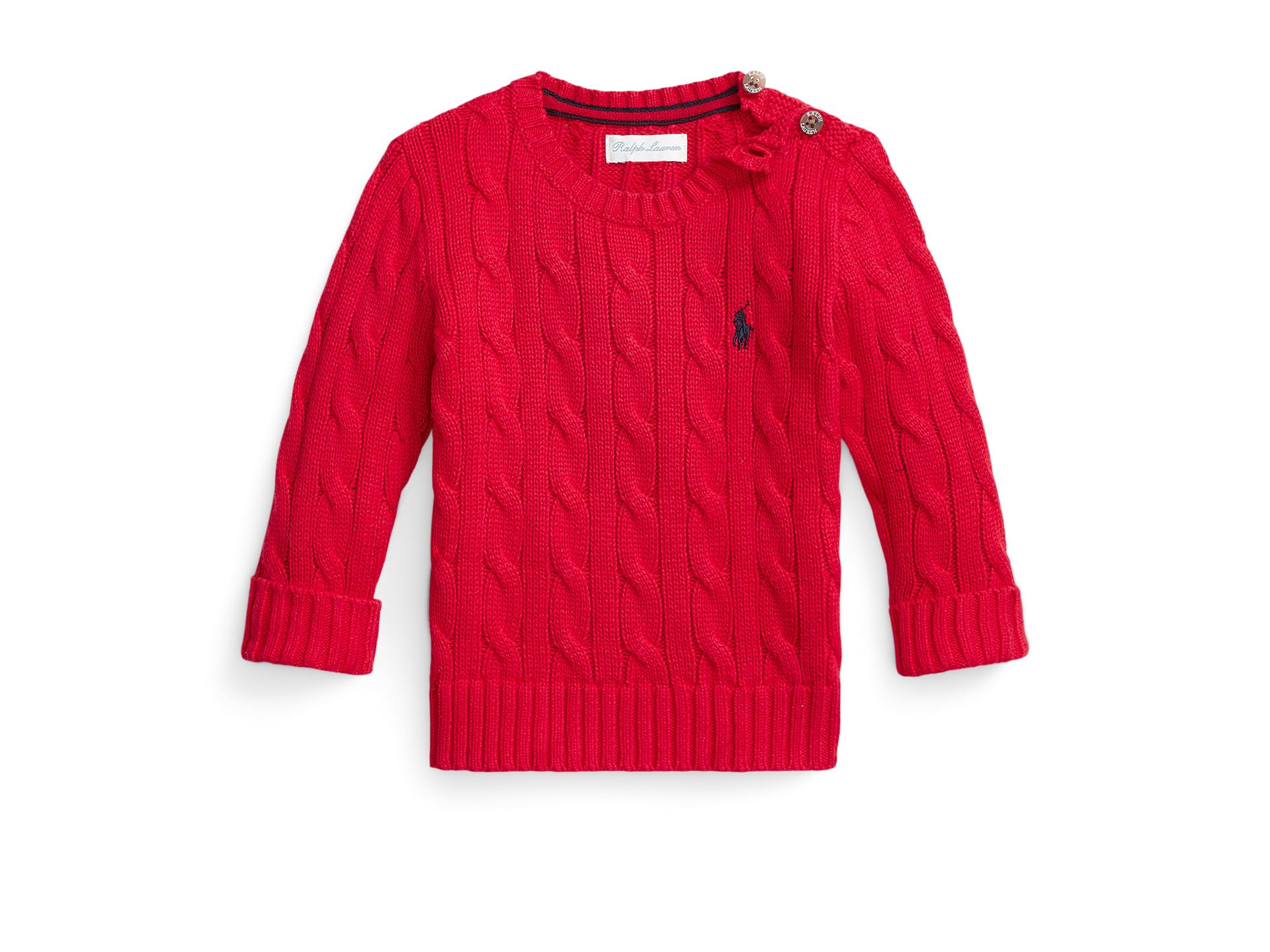 Cable-Knit хлопковый свитер (для младенцев)