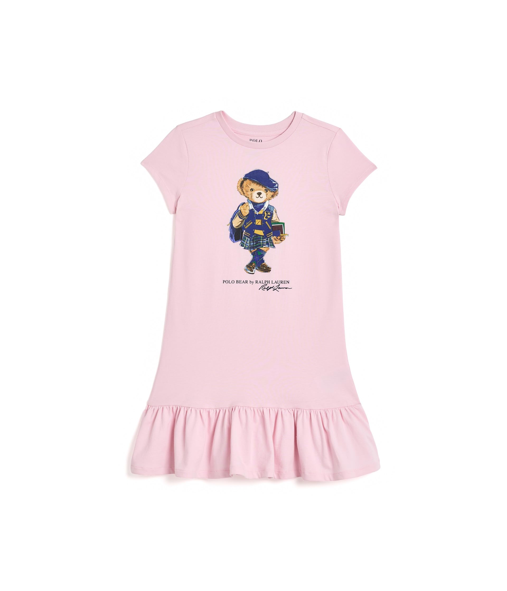 Платье из хлопкового джерси с логотипом Polo Bear (для малышей/детей)