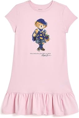 Платье из хлопкового джерси с логотипом Polo Bear (для малышей/детей)