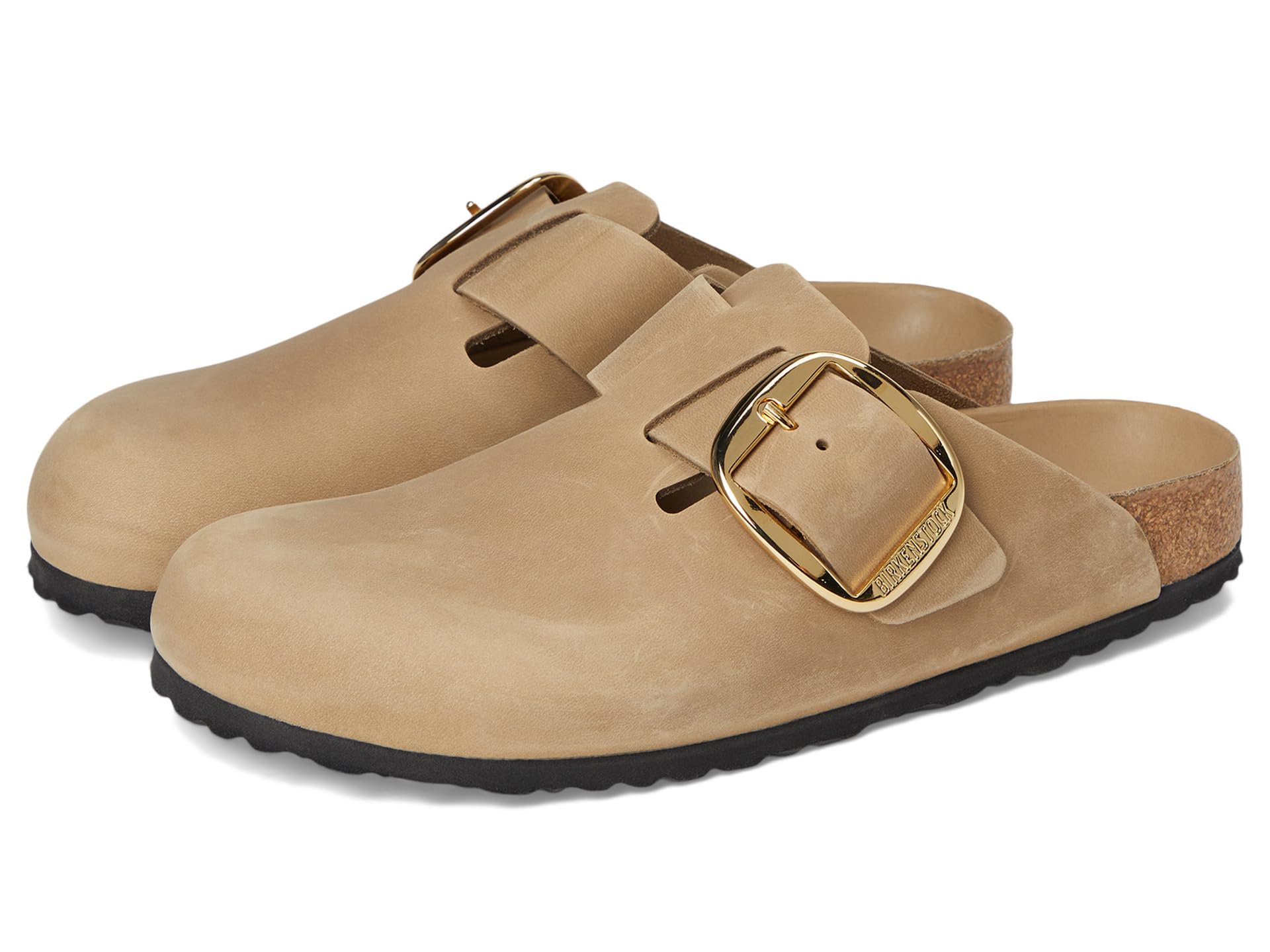 Boston Big Buckle Clog - Oiled Leather