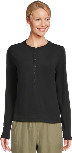 Signature Premium Thermal Long Sleeve Henley Shirt