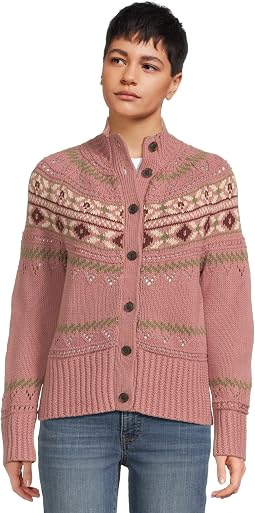 Signature Cotton Fisherman Button Front Cardigan Sweater