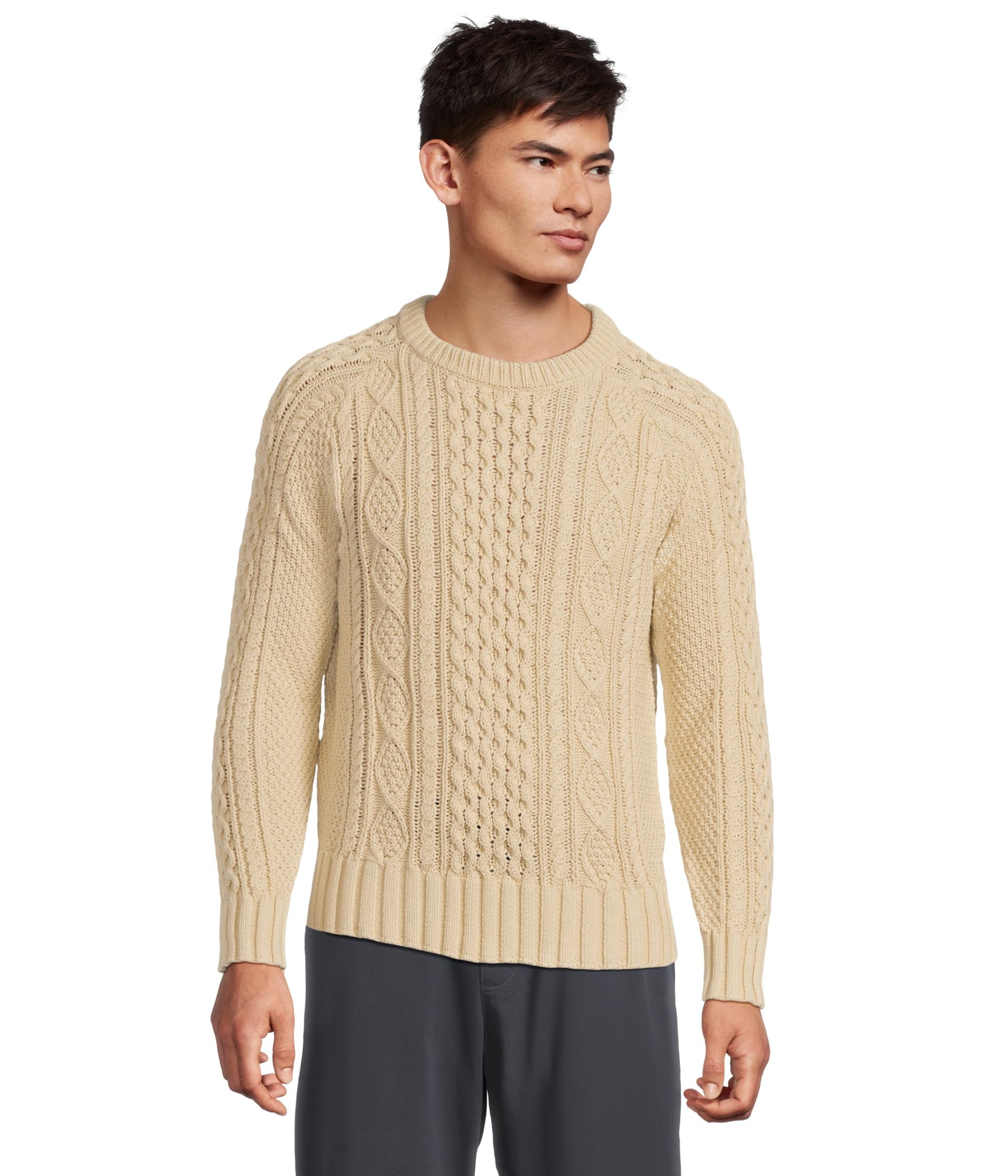 Вязаный свитер漁夫 Signature Cotton Fisherman