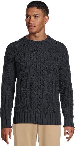 Вязаный свитер漁夫 Signature Cotton Fisherman
