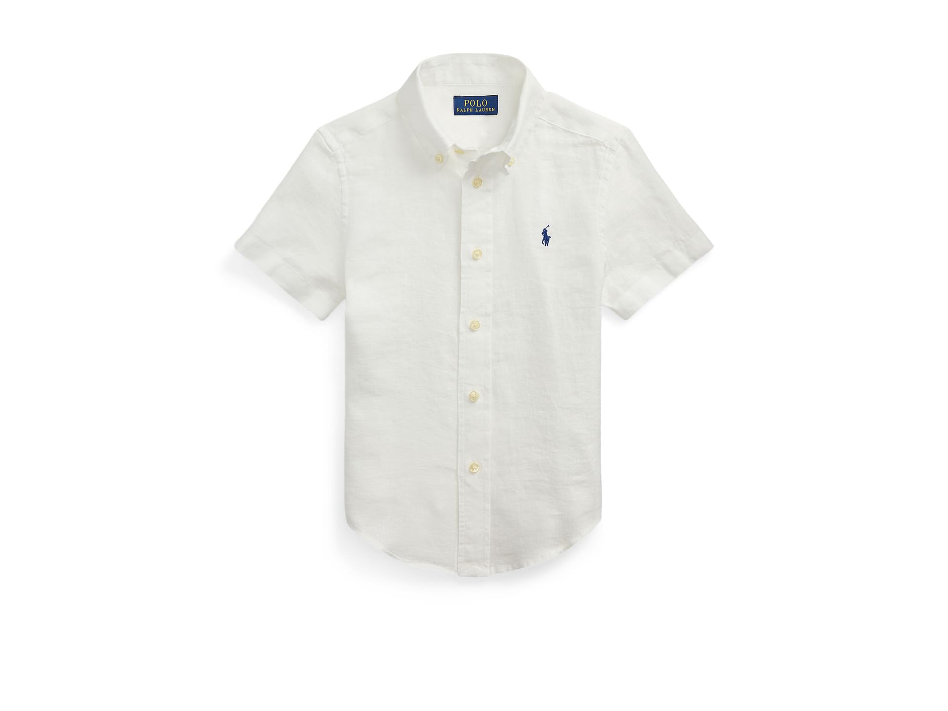 Linen Short Sleeve Shirt (Toddler/Little Kid)