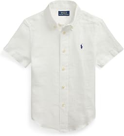 Рубашка Linen Short Sleeve (малыш/маленький ребенок)