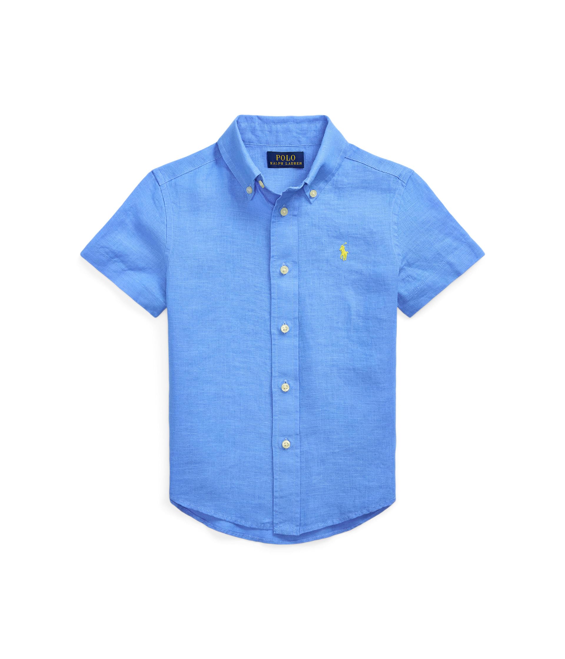 Рубашка Linen Short Sleeve (малыш/маленький ребенок)