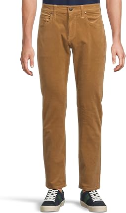 Брюки Federal Slim Straight Fit из стрейчевой вельветовой ткани