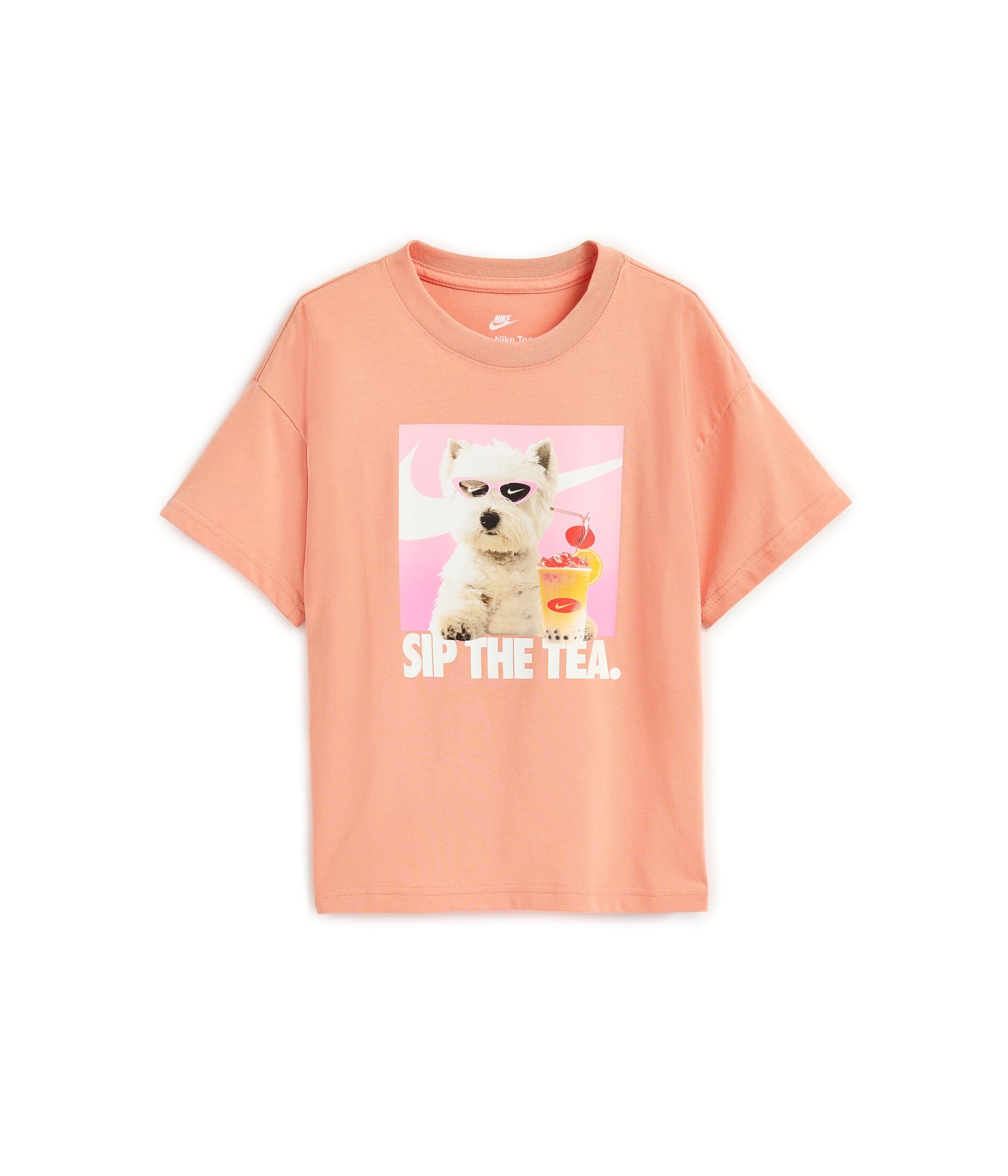 Nike Kids детская футболка Sportswear Puppy (маленький/большой ребенок)