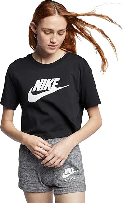 Женская укороченная футболка Sportswear Essential Club с логотипом