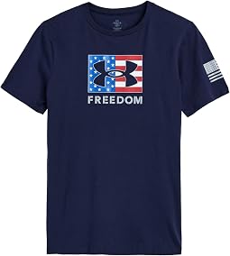 Freedom Big Logo Short Sleeve T-Shirt (Big Kid)