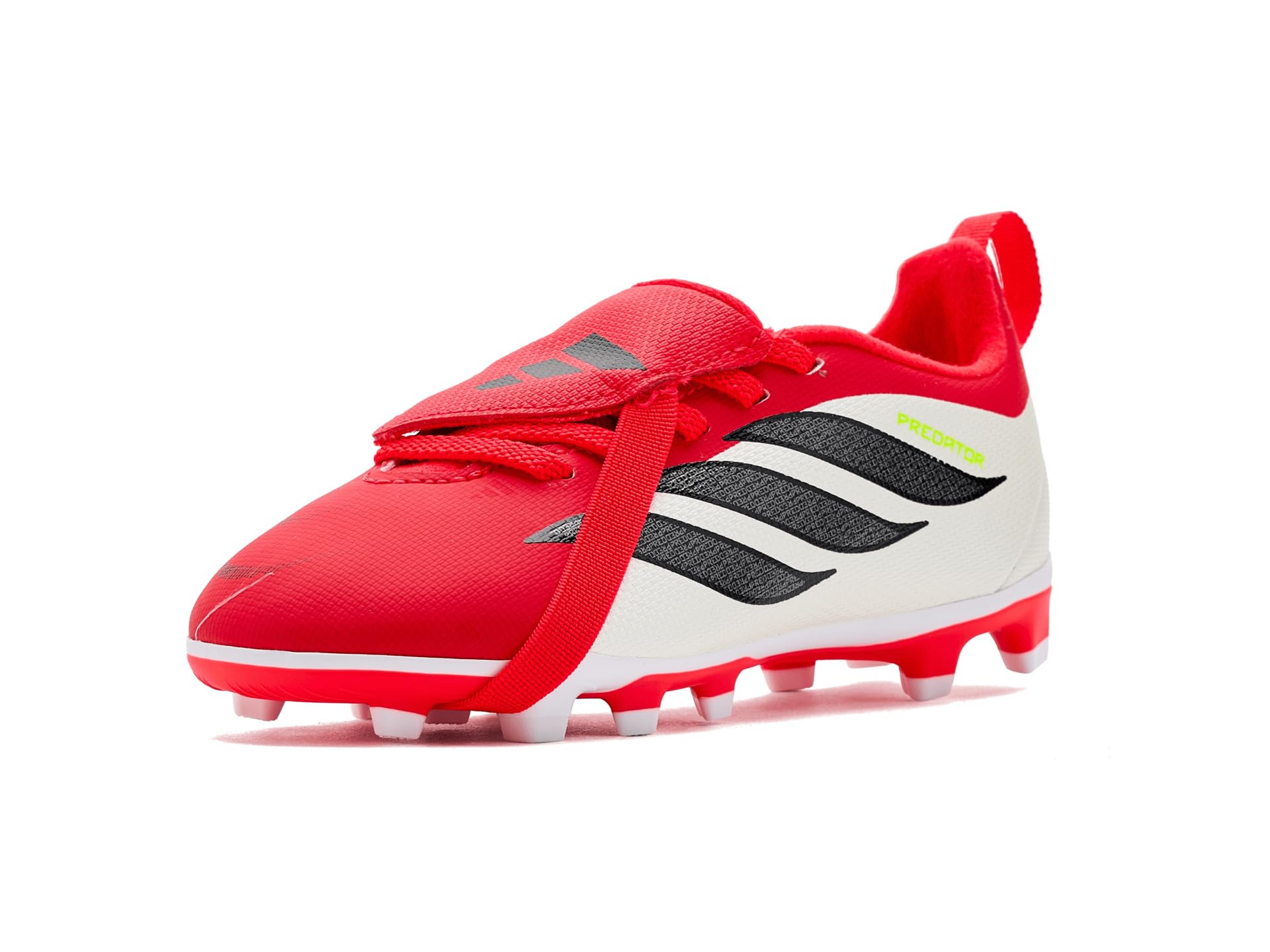Predator Club Fold-Over Tongue Elastic Laces Firm Ground Soccer Cleats (Little Kid/Big Kid)