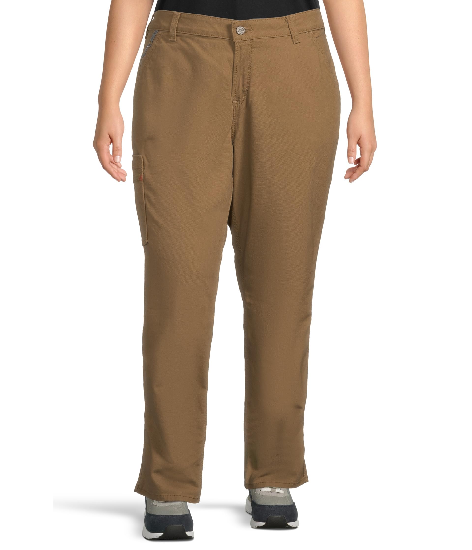 Plus Size FR Stretch Duralight Canvas Stackable Straight Leg Pants