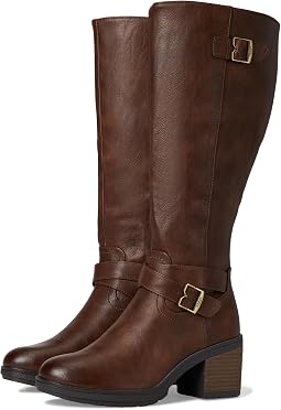 Dark Brown Wide Calf