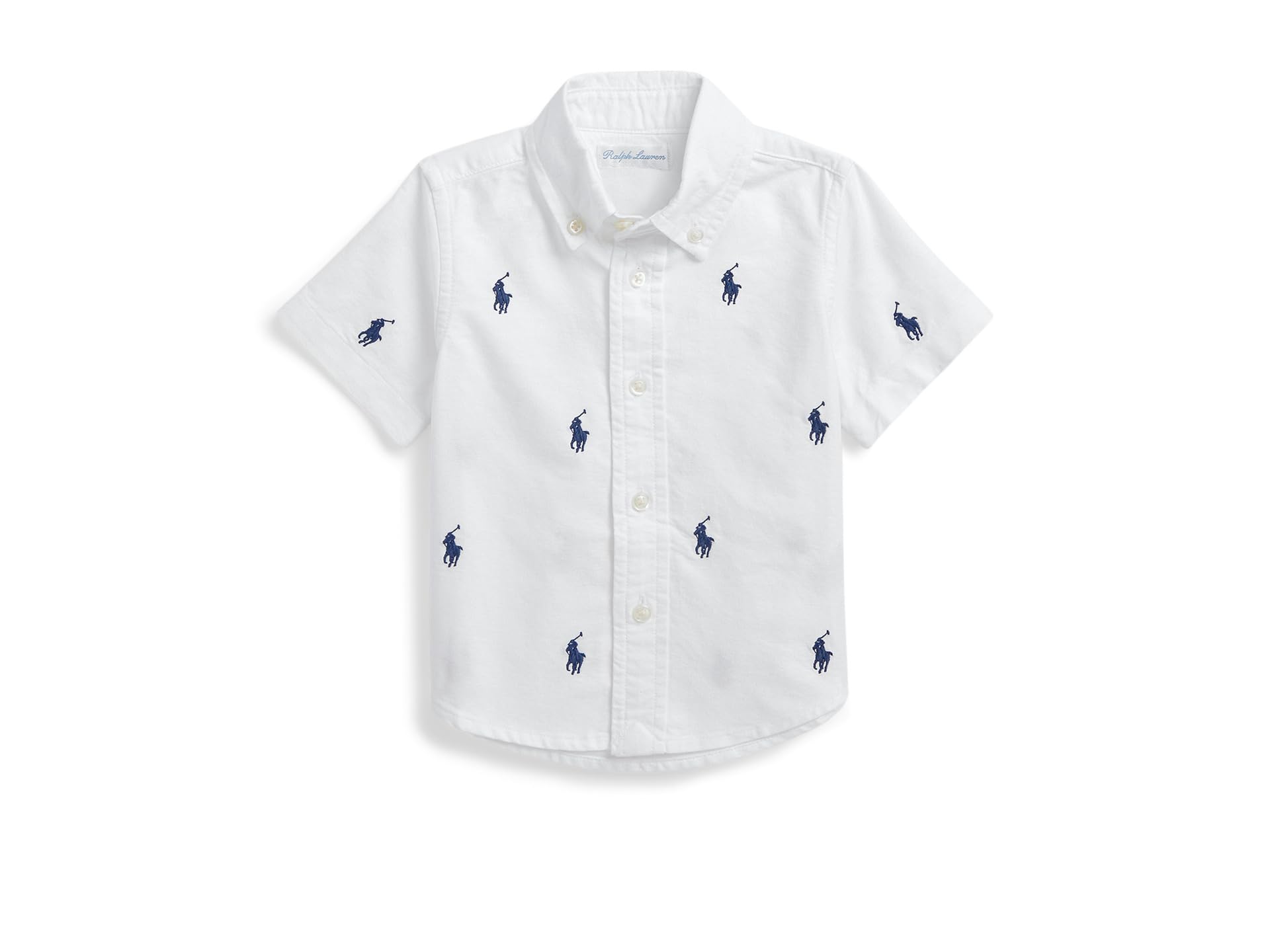 Polo Pony Oxford Short Sleeve Shirt (Infant)