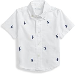 Polo Pony Oxford Short Sleeve Shirt (Infant)