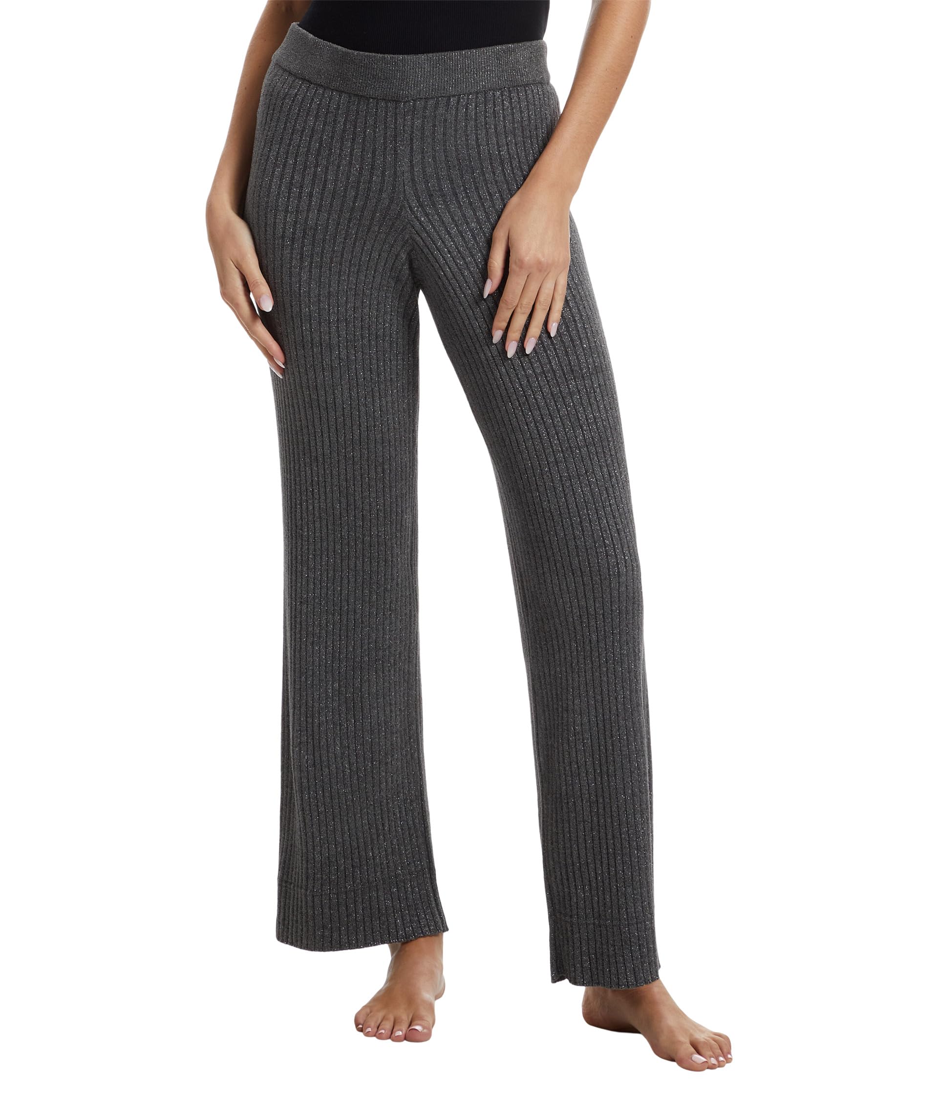 CozyChic Ultra Lite® Lurex Rib Wide Leg Pant
