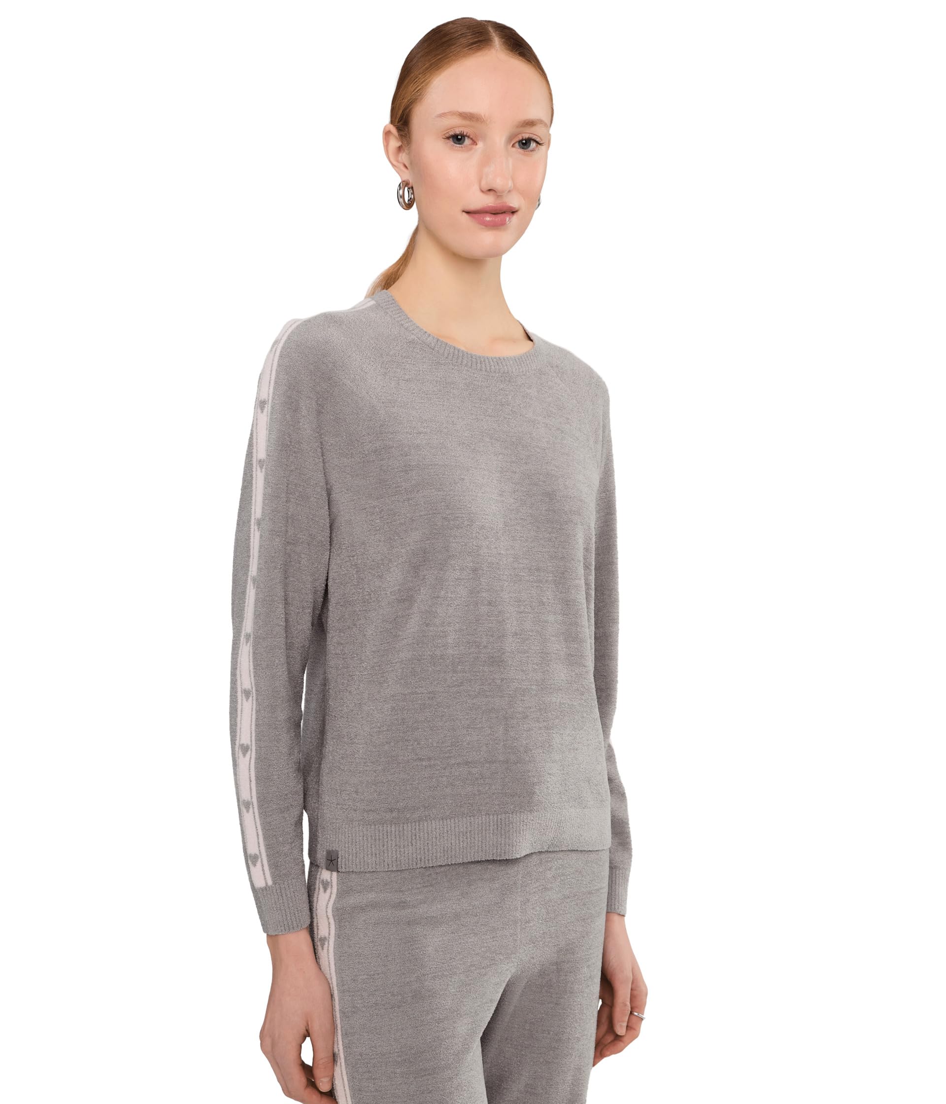 CozyChic Ultra Lite® Heart Stripe Pullover