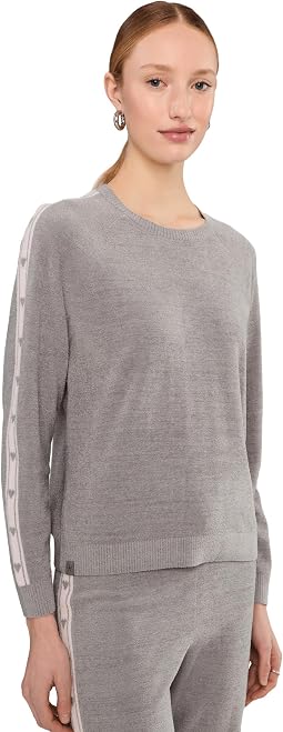 CozyChic Ultra Lite® Heart Stripe Pullover