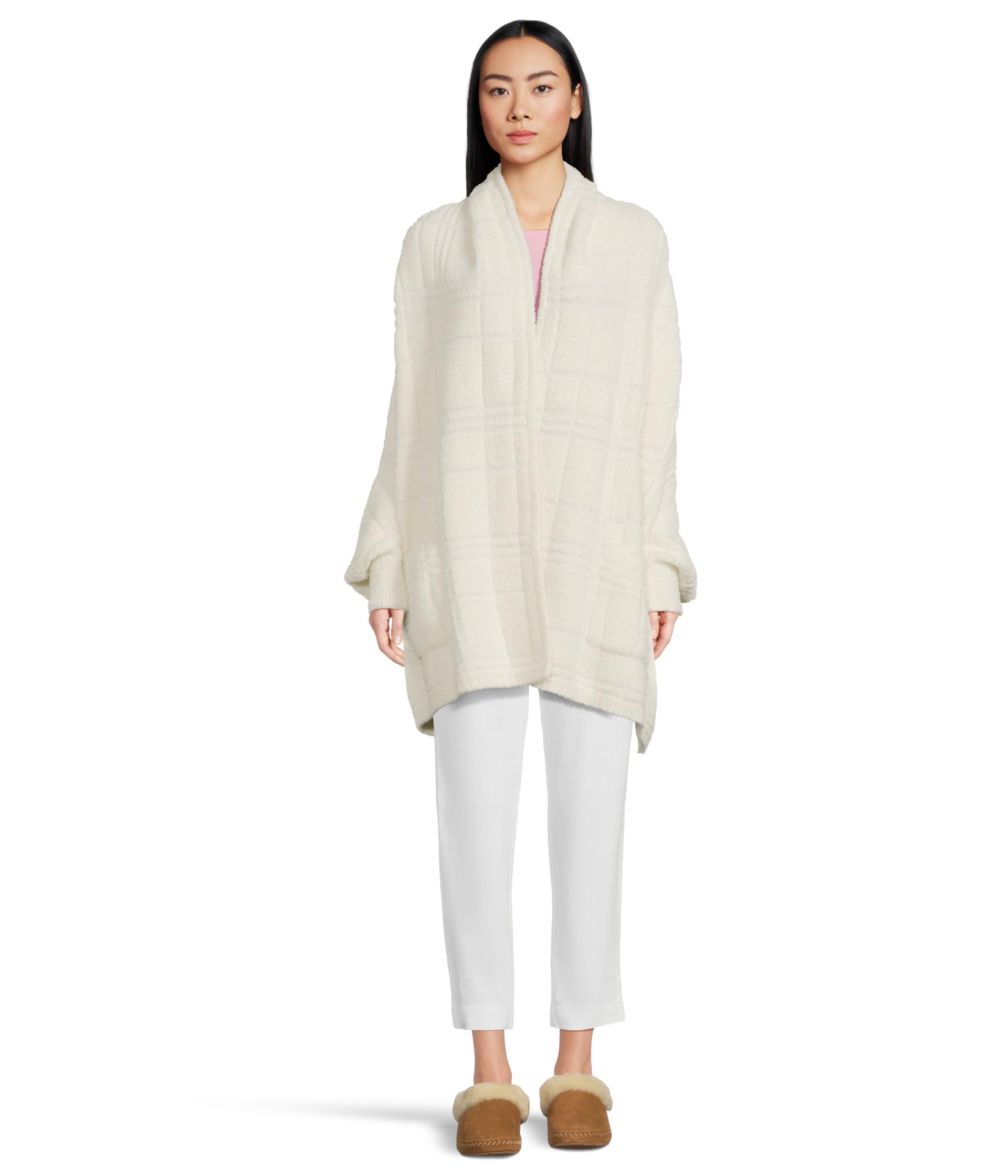 Плед-одеяло CozyChic® из хлопка в тонкую клетку