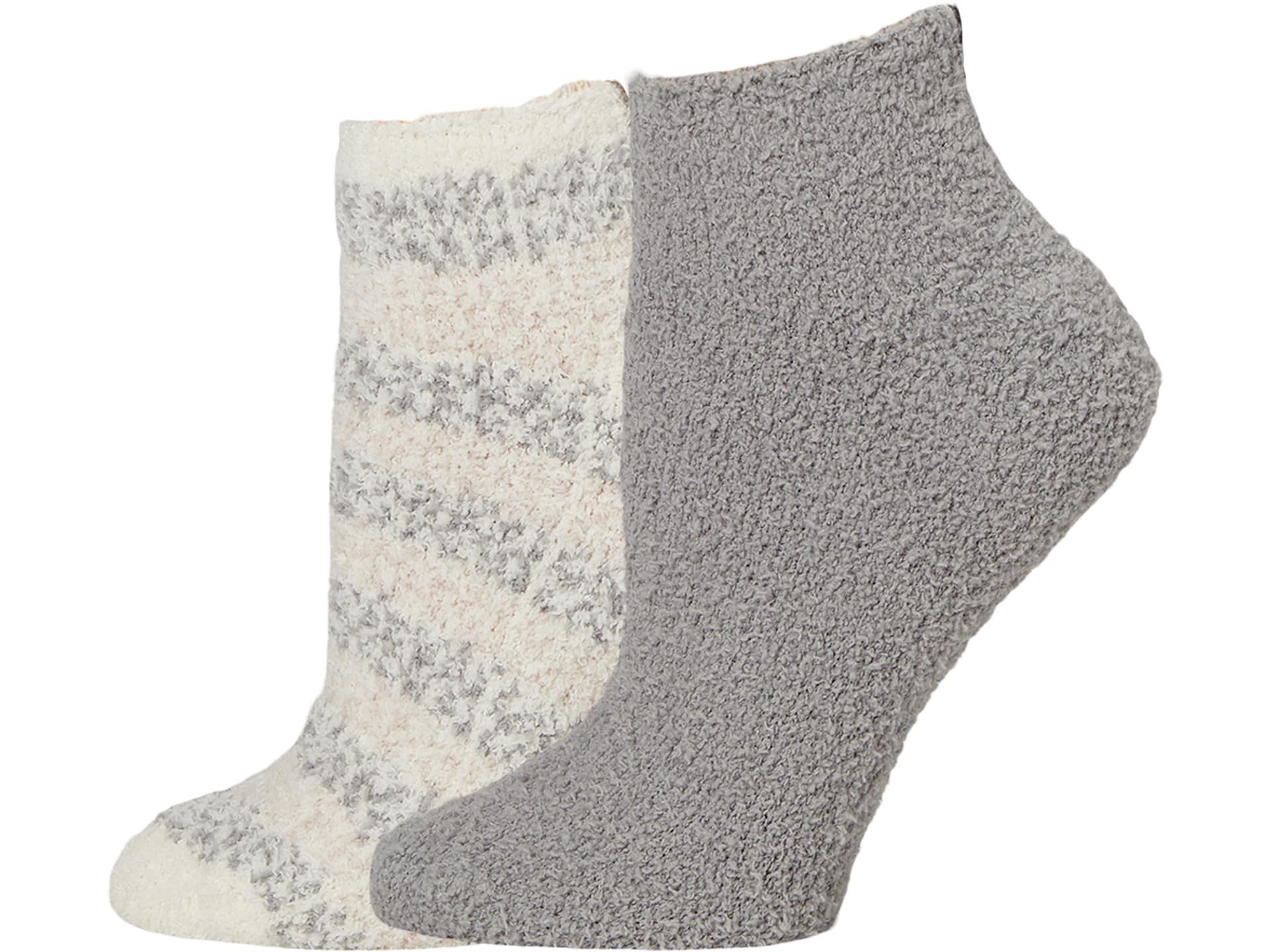 Cozychic ® Heathered Stripe Ankle Sock Set