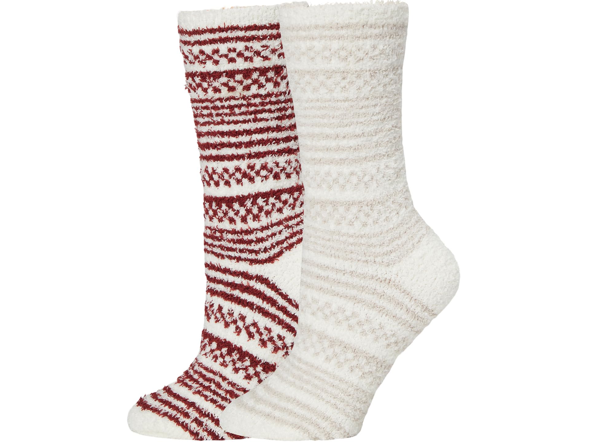 Cozychic ® Checkered Stripe Sock Set