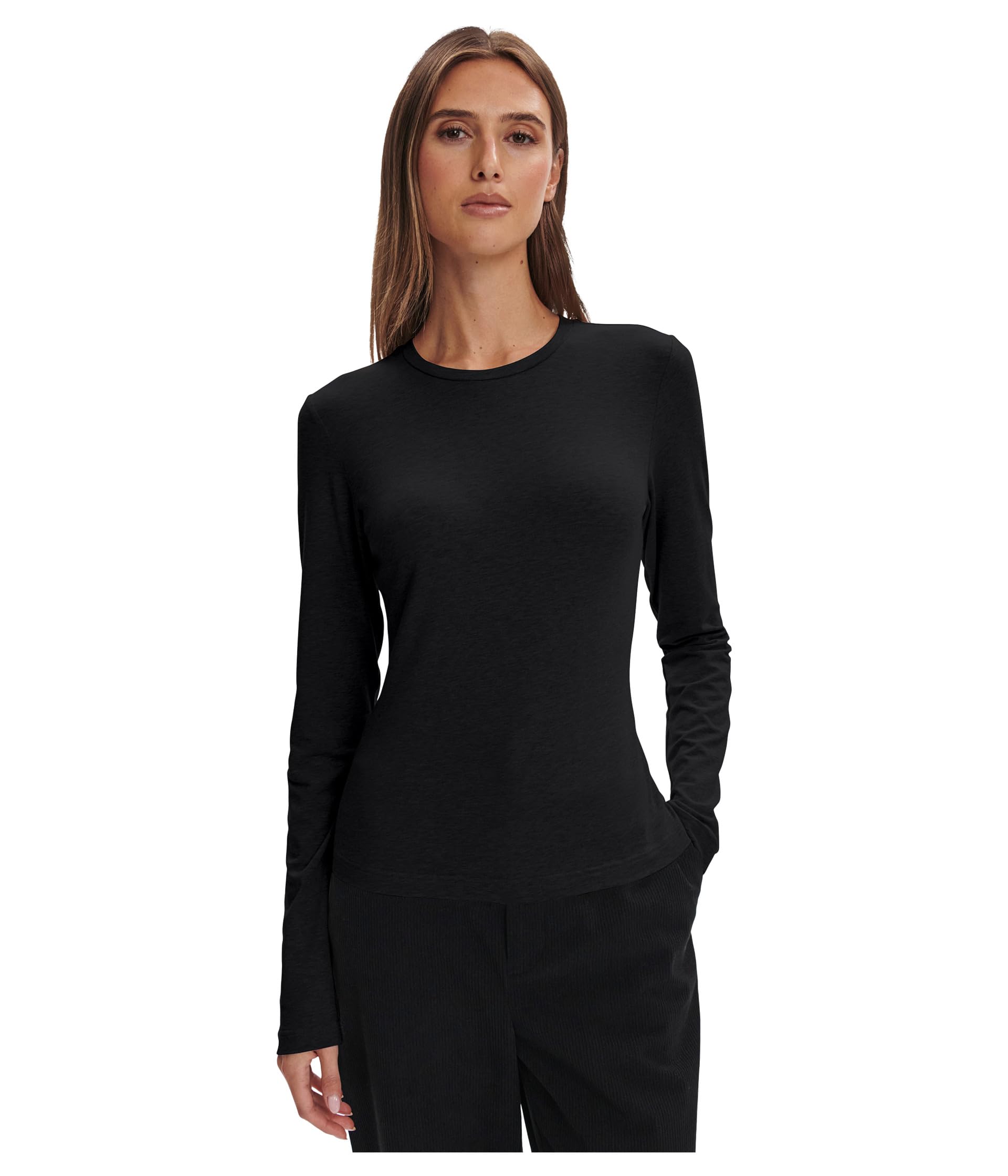 Edna Long Sleeve Fitted Tee
