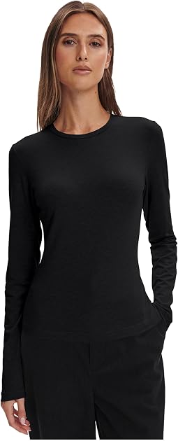 Edna Long Sleeve Fitted Tee